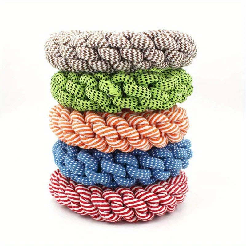 Bite-Resistant &Durable Chew-Proof Rope Knot Dog Toy - Heavy-Duty Interactive Chew Toy for Medium &Large Dogs (Golden Retriever)