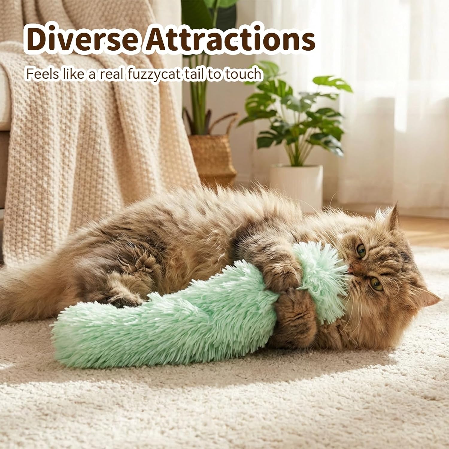 Cat Toys 3 Pack Catnip Pillows, Soft and Durable Crinkle Sound with Catnip Inside, Interactive Cat Toy Indoor Cats Kitten Kicker, Promotes Kitty Exercise Toys Mothers Day Gifts Solid
