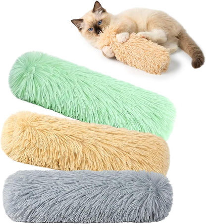 Cat Toys 3 Pack Catnip Pillows, Soft and Durable Crinkle Sound with Catnip Inside, Interactive Cat Toy Indoor Cats Kitten Kicker, Promotes Kitty Exercise Toys Mothers Day Gifts Solid