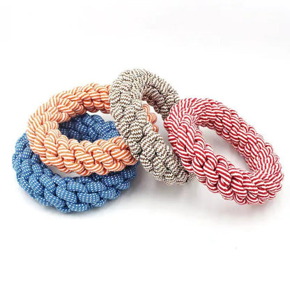 Bite-Resistant &Durable Chew-Proof Rope Knot Dog Toy - Heavy-Duty Interactive Chew Toy for Medium &Large Dogs (Golden Retriever)