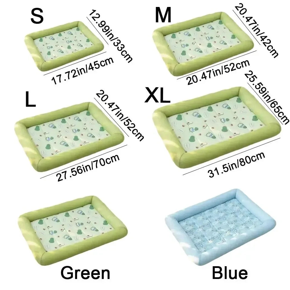 Square Cooling cat Bed Breathable 