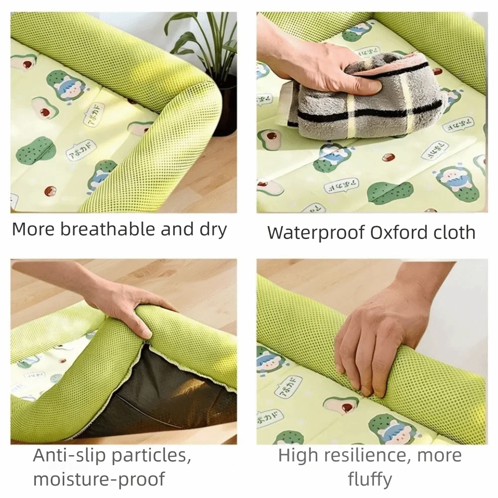 Square Cooling cat Bed Breathable 