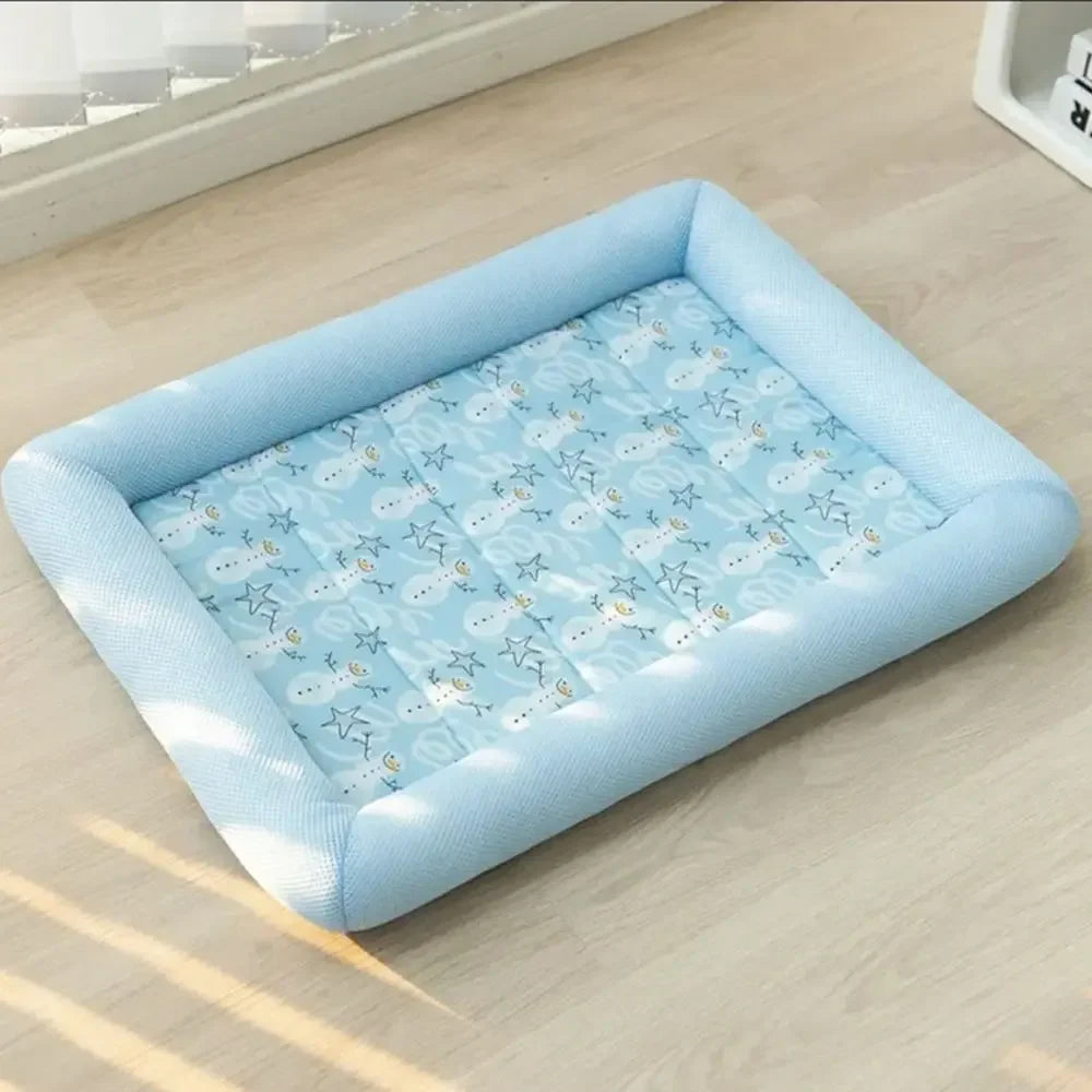 Square Cooling cat Bed Breathable 