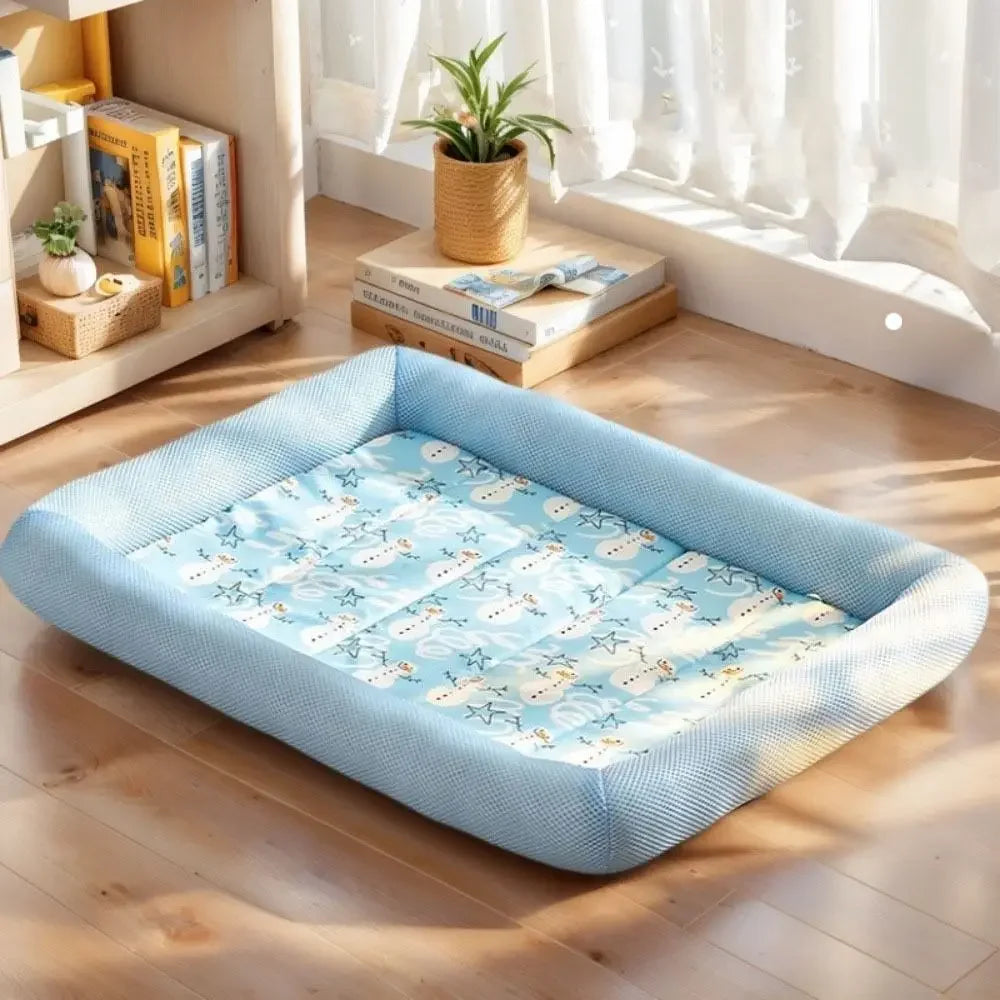 Square Cooling cat Bed Breathable 