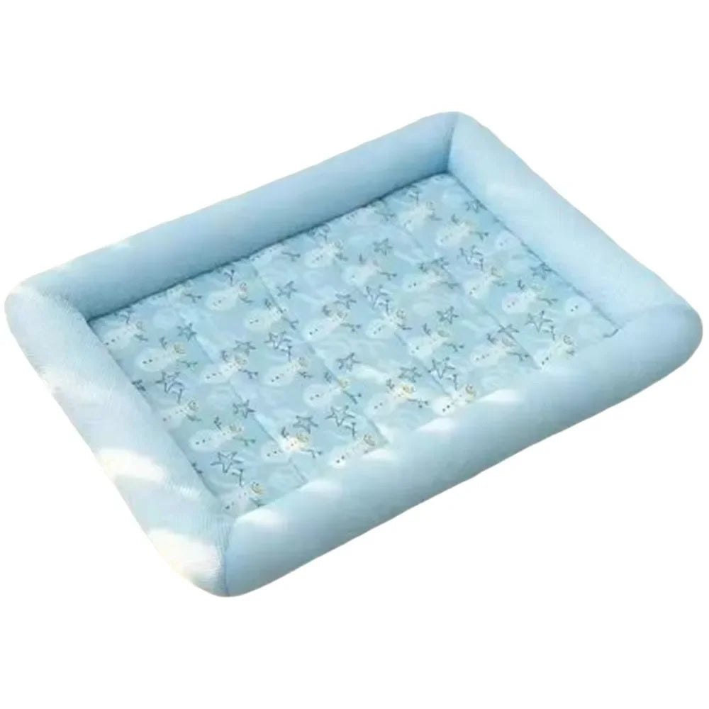Square Cooling cat Bed Breathable 
